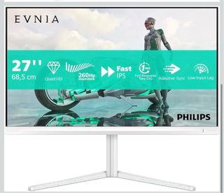 Monitor Gaming Philips 27 QHD 260Hz Bianco