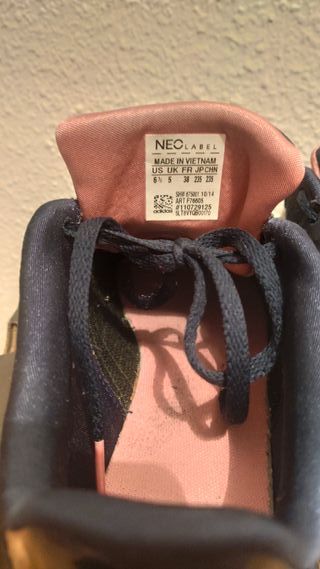 Zapatillas Adidas Azul y Rosa