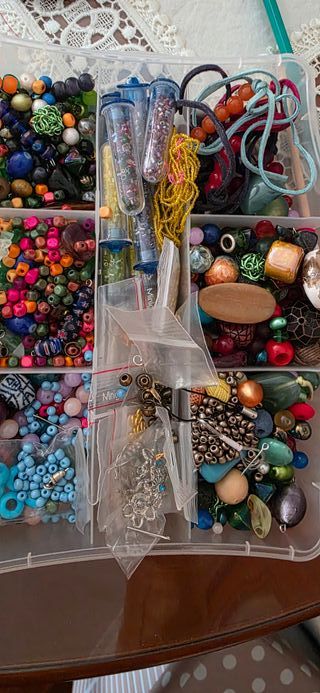 Lote de abalorios para manualidades