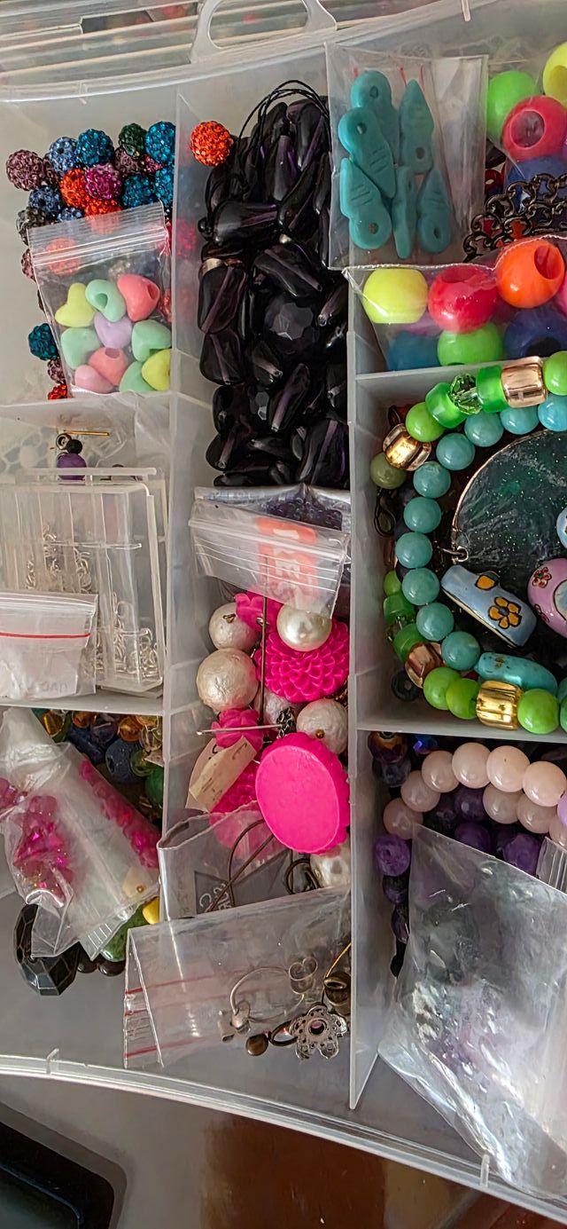 Lote de abalorios para manualidades