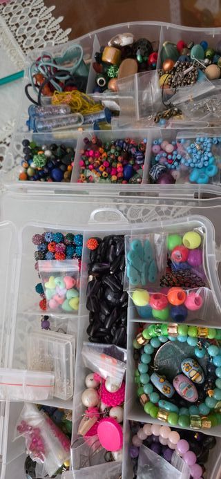 Lote de abalorios para manualidades