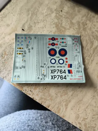 Calcas Maqueta BAC Lightning F.3