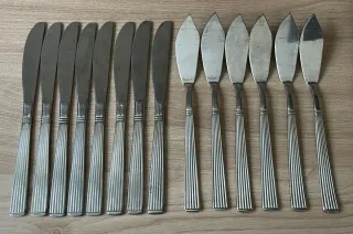 Set di coltelli e palette in metallo