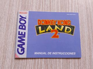 MANUAL DONKEY KONG LAND 2 ESPAÑOL NINTENDO GAMEBOY