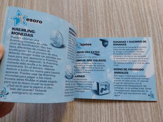 MANUAL DONKEY KONG LAND 2 ESPAÑOL NINTENDO GAMEBOY