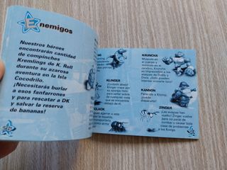MANUAL DONKEY KONG LAND 2 ESPAÑOL NINTENDO GAMEBOY