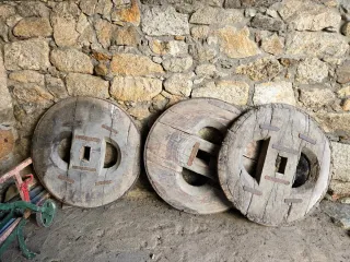 Ruedas de Carro Antiguo (Set de 3)