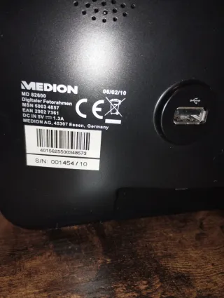 Marco de fotos digital Medion