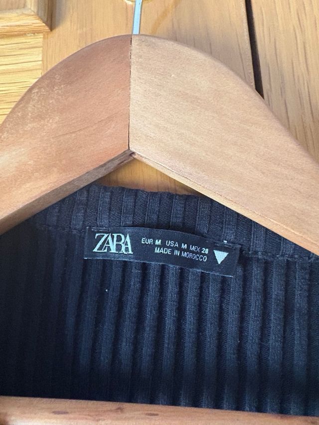 Vestido Zara Negro Talla m