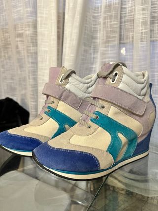 Geox Zapatillas Deportivas Plataforma de Piel