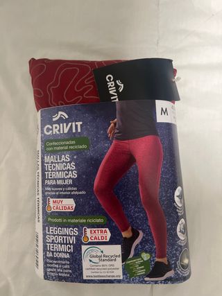 Mallas térmicas Crivit mujer talla M sin estrenar