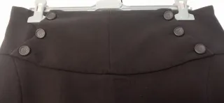 Falda Zara Negra Botones