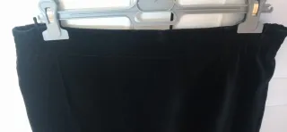 Falda Zara Negra Botones