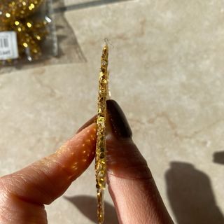 Stelline termoadesive strass oro (24 pezzi)