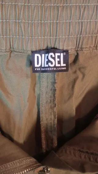 Pantalones Diesel verde y amarillo