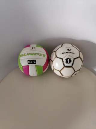 2 Palloni Runfit (Calcio e Pallavolo)