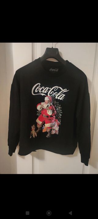 Lote 2 sudaderas Mickey Mouse y Coca Cola Navidad