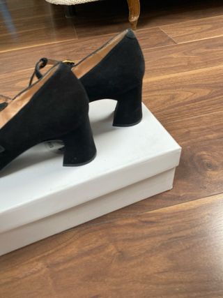 Zapato Merceditas Tacón Negro