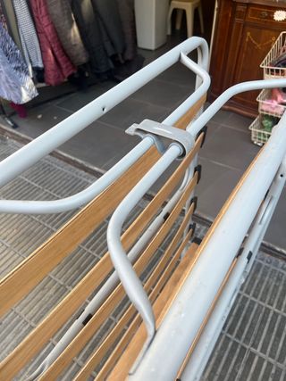 Cama Plegable Metálica y Madera