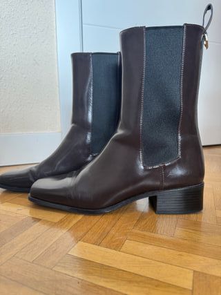 Botín marrón chocolate