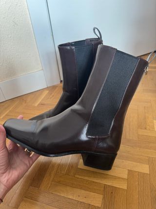 Botín marrón chocolate