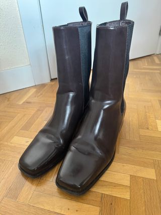 Botín marrón chocolate