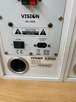Altavoces Vision AV-1000 (AVERIADOS)