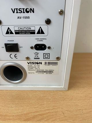 Altavoces Vision AV-1000 (AVERIADOS)
