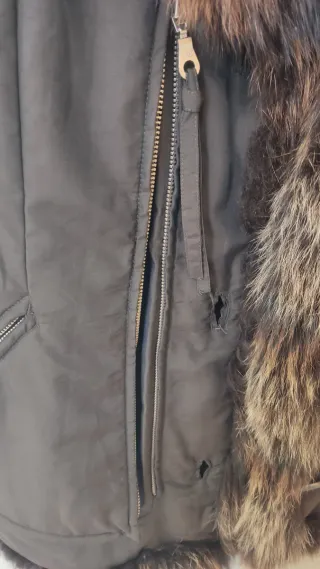 Parka señora t. 44 marrón