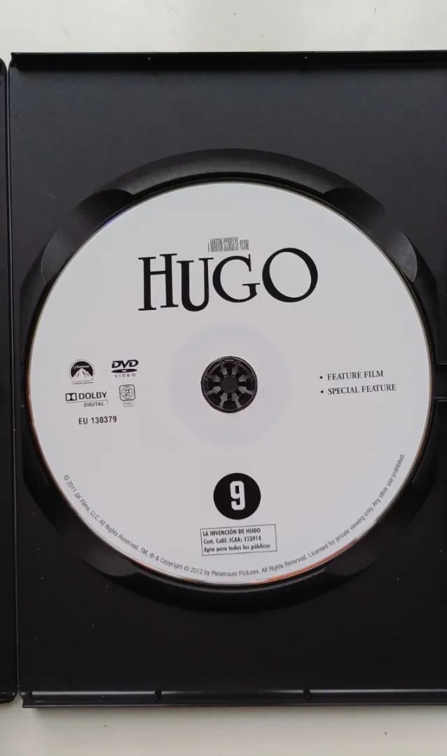 DVD La Invención de Hugo (Español)