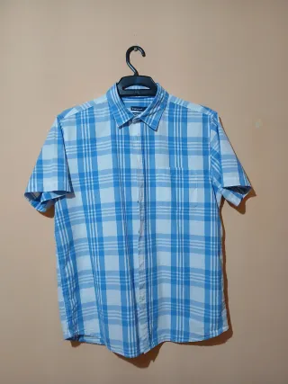 Camisa de cuadros caballero