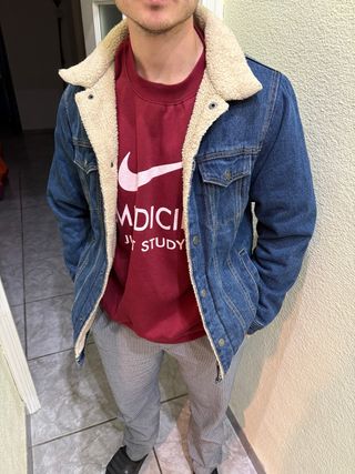 Chaqueta vaquera forro borrego