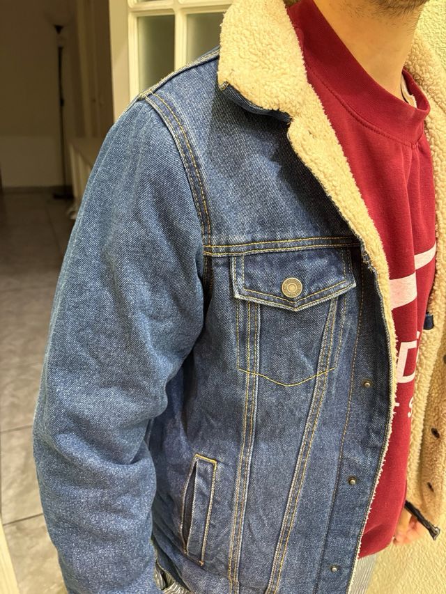 Chaqueta vaquera forro borrego