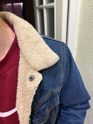 Chaqueta vaquera forro borrego