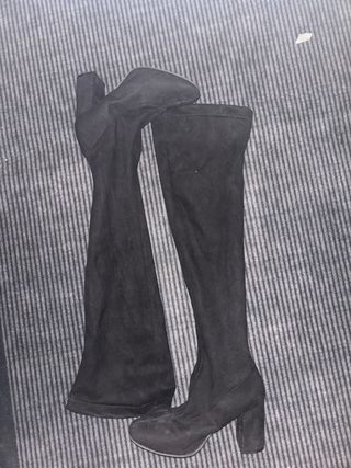 Stivali alti neri taglia 36