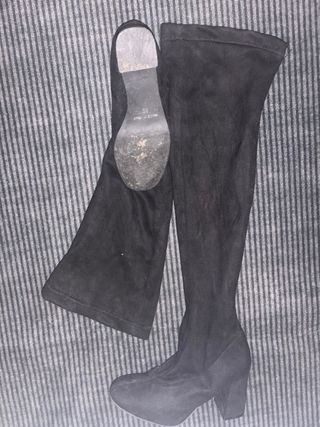 Stivali alti neri taglia 36