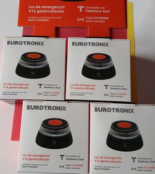 4 Balizas V16 Geolocalizadas DGT