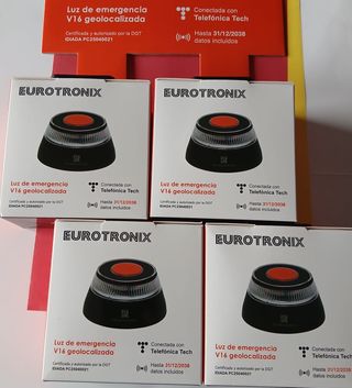 4 Balizas V16 Geolocalizadas DGT