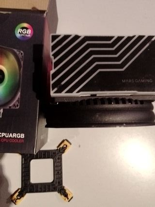 Mars Gaming MCPU-VR Doble ARGB Ventilador CPU 120m