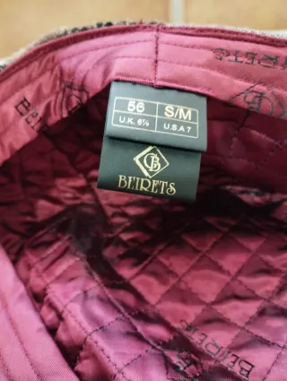 Gorra de caballero patchwork SIN ESTRENAR. BEIRETS