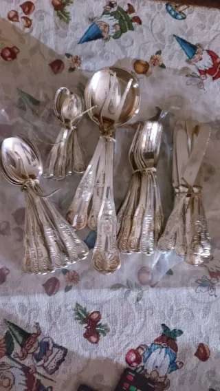 Set posate vintage Argento 800