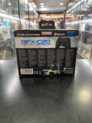 Mando PS4 BLACKFIRE BFX-C20 Inalámbrico Negro