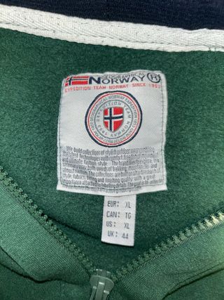 Sudadera Geographical Norway Verde