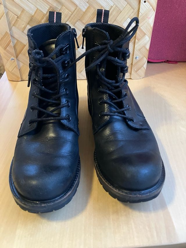 Botín militar confort negro