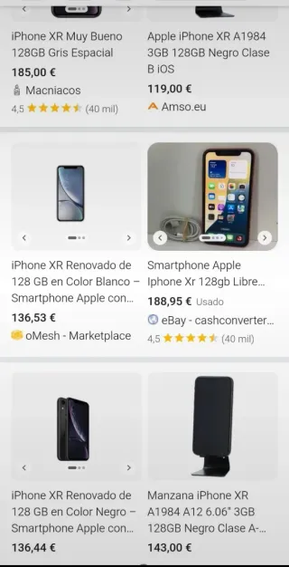 iPhone XR 128GB Nero