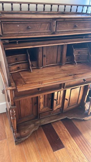 Mueble escritorio vintage madera