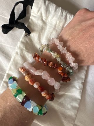 Pack 6 Pulseras Piedra Natural