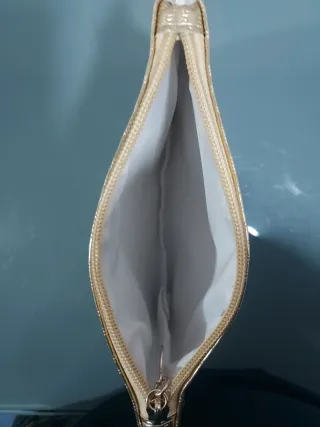 Bolso fiesta dorado cadena