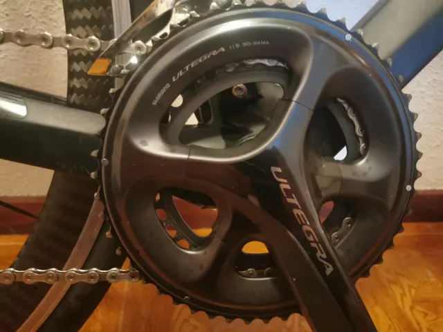 Bicicleta BTWIN Ultra Carbono Talla 56