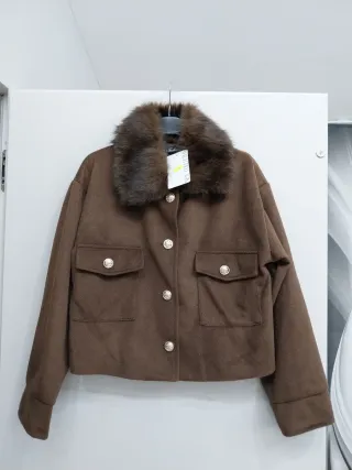 Cappottino foderato con pelliccia